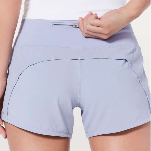 Lululemon Run Times Shorts II *4" Speed Up Size 8 Berry Mist Running Exercise - Picture 8 of 14